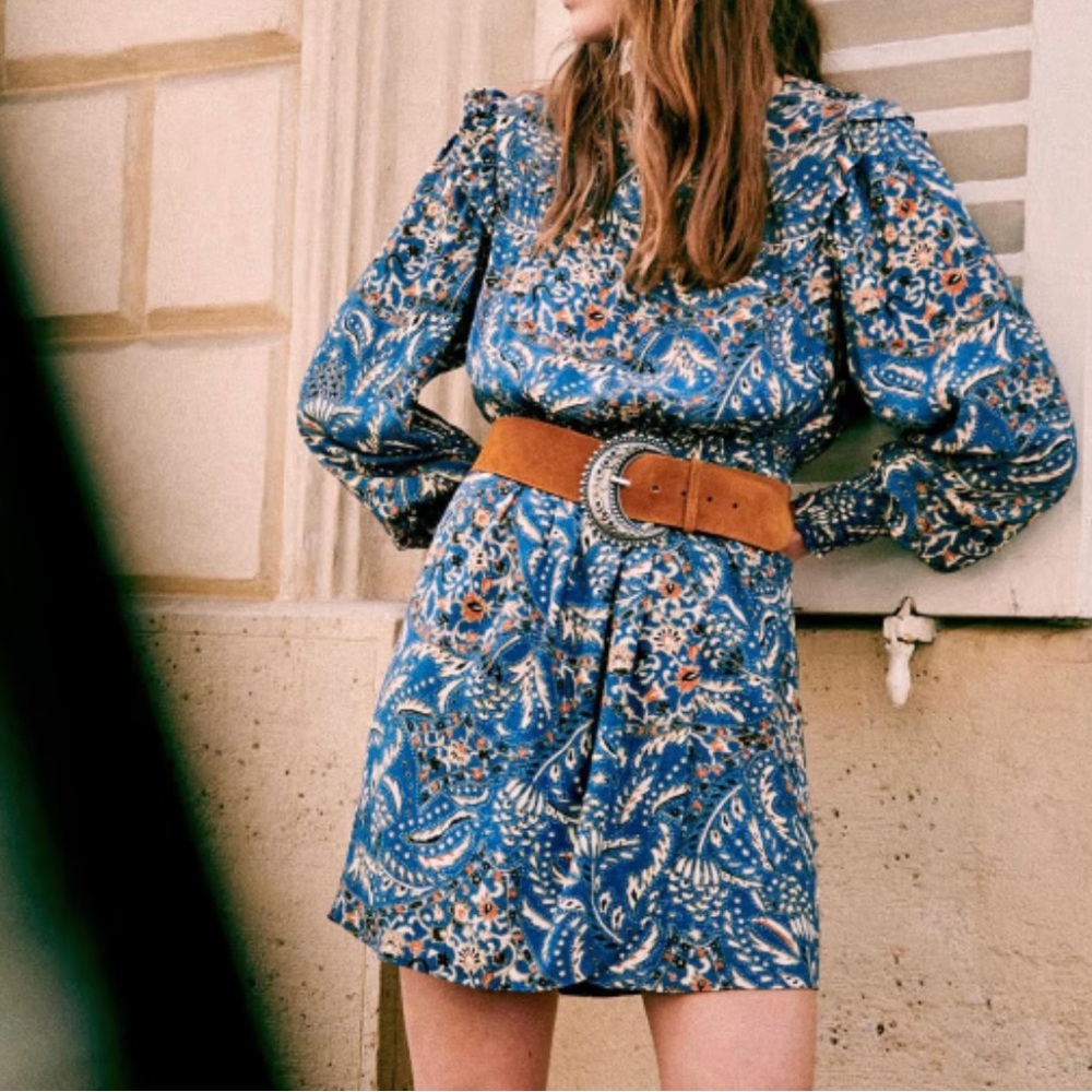 Sezane Augustine dress, size 34. NWT